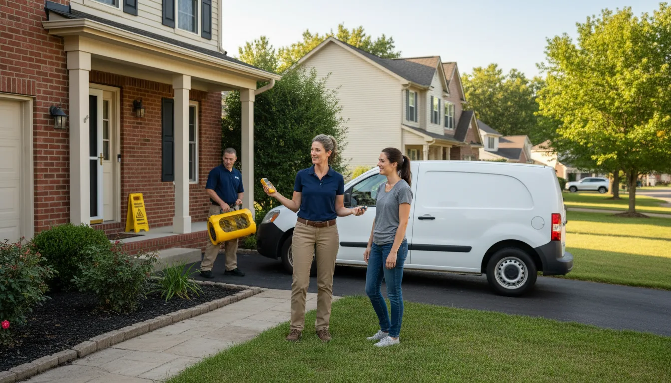 Water restoration image for Water Damage & Restoration Services in Westover, AL